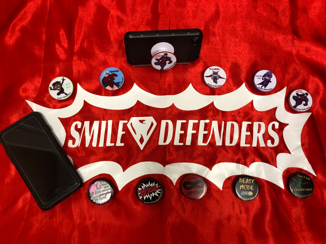 Picture of the Smile Defender Pop Sockets